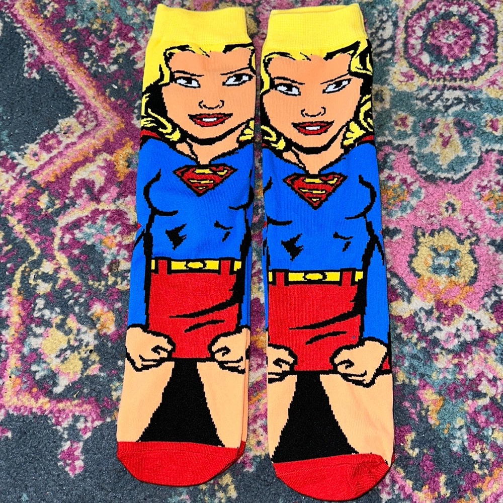 2 Marvel’s Superwoman: Cartoon Character Socks